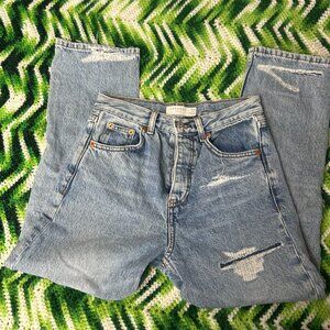 top shop distressed denim